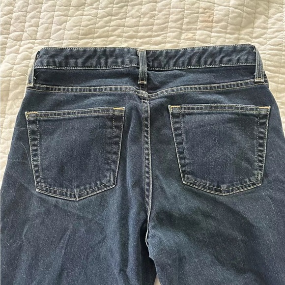 GAP Jeans Womens Boot Cut Mid Rise Dark Wash Cotton Stretch Pockets | 8 - Picture 4 of 11